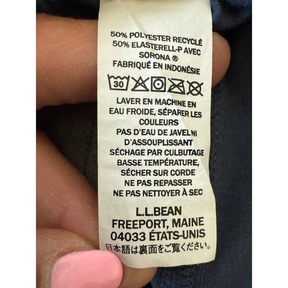 L.L.Bean Men’s Multisport Pants, Drawstring Lightweight Size 34 in Carbon Navy - Picture 12 of 16